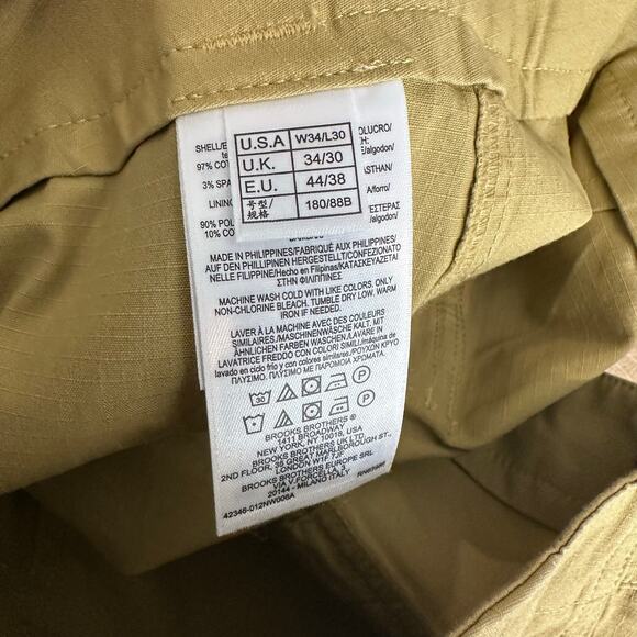 Brooks Brothers Cotton Ripstop Surplus Pants 34x30 - Picture 8 of 13